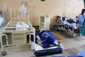 TEMBISA Hospital in Ekurhuleni - patients often have to sleep on stretchers or mattresses on the floor